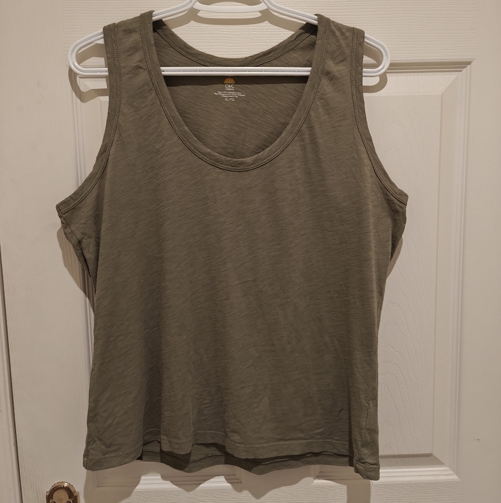 C&C Green Women's Tank